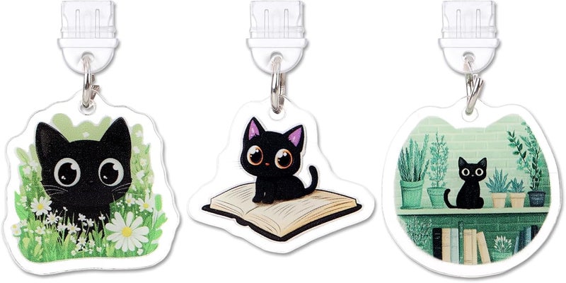 TAKEALOOKO Store Dust Plug Charms for Kindle - 3 Pack Fantasy Gothic Aesthetics Charging Port Cover for E-Readers Book Lovers - Image 1